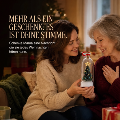 Weihnachtsbaum mit Sprachaufnahme