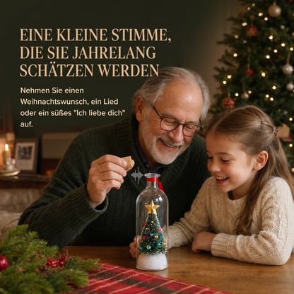 Weihnachtsbaum mit Sprachaufnahme