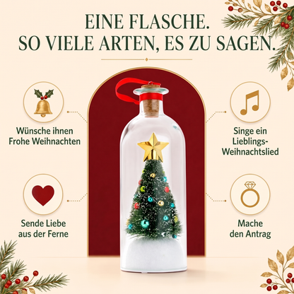 Weihnachtsbaum mit Sprachaufnahme